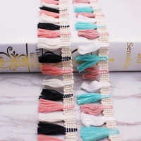 10yardslot diy accessories lace ribbon tassel cotton tassels trimming fringes for sewing table cover clothes curtain decoration