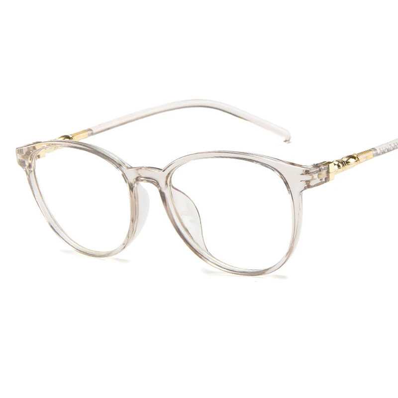 Новая овальная оправа для очков модные корейские очки трендовые дикие плоские