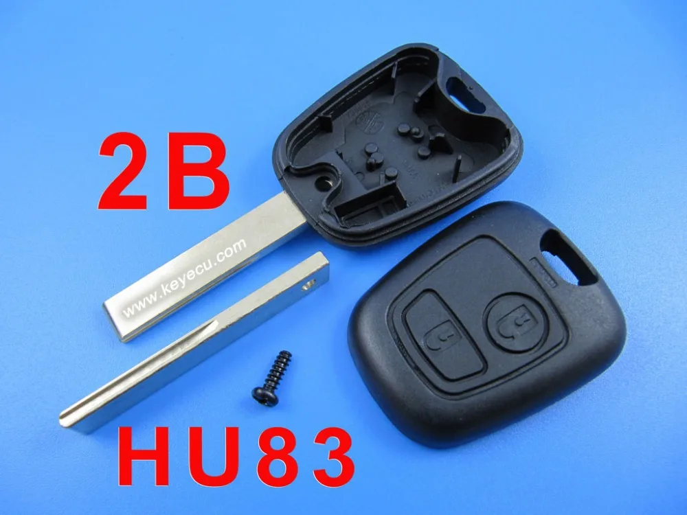 Новинка Сменный Чехол KEYECU для ключа с дистанционным управлением чехол 2 кнопками