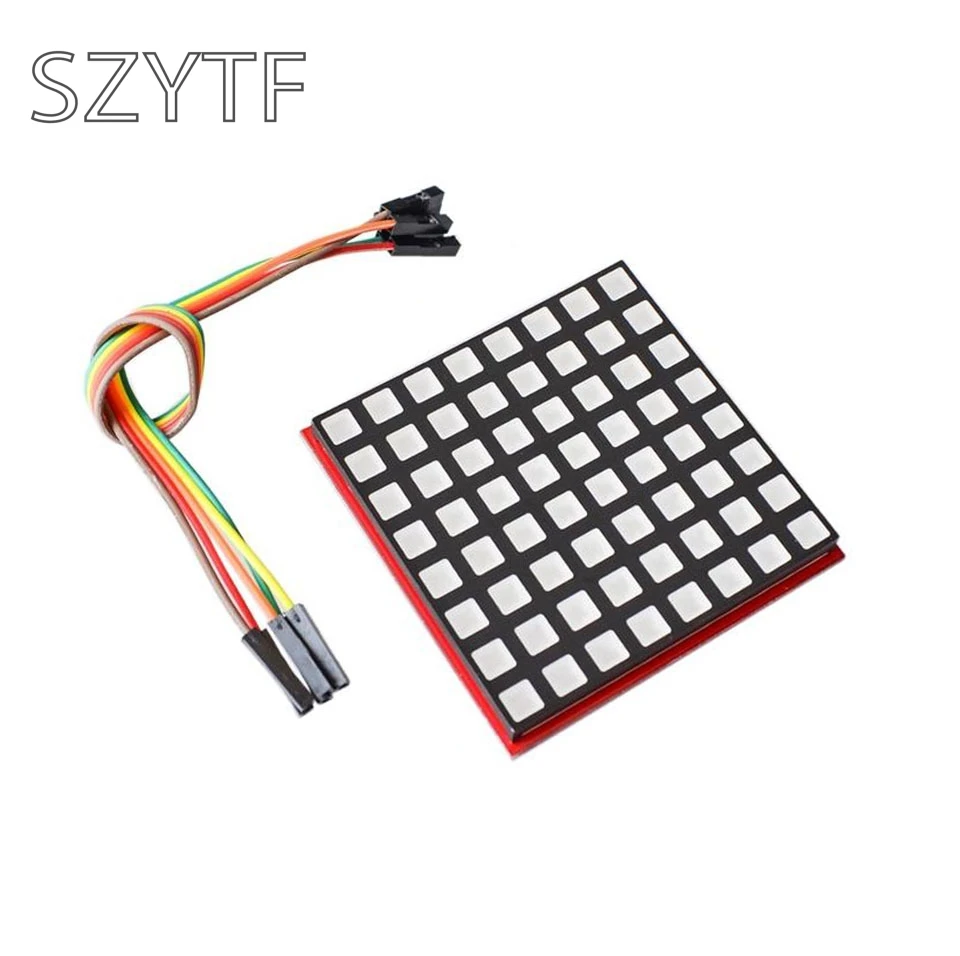 СВЕТОДИОДНЫЙ полноцветный матричный RGB светодиодный дисплей 8*8 модуль для Raspberry Pi