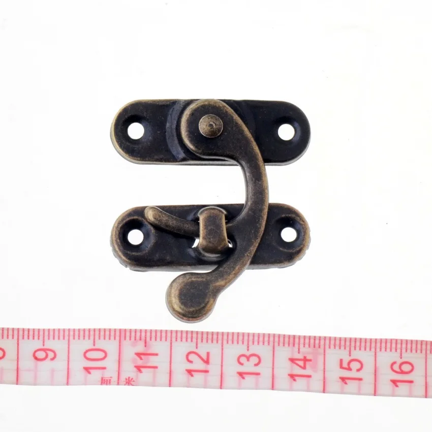 Бесплатная доставка 5 комплектов металлический крюк Коробка защелки застежка