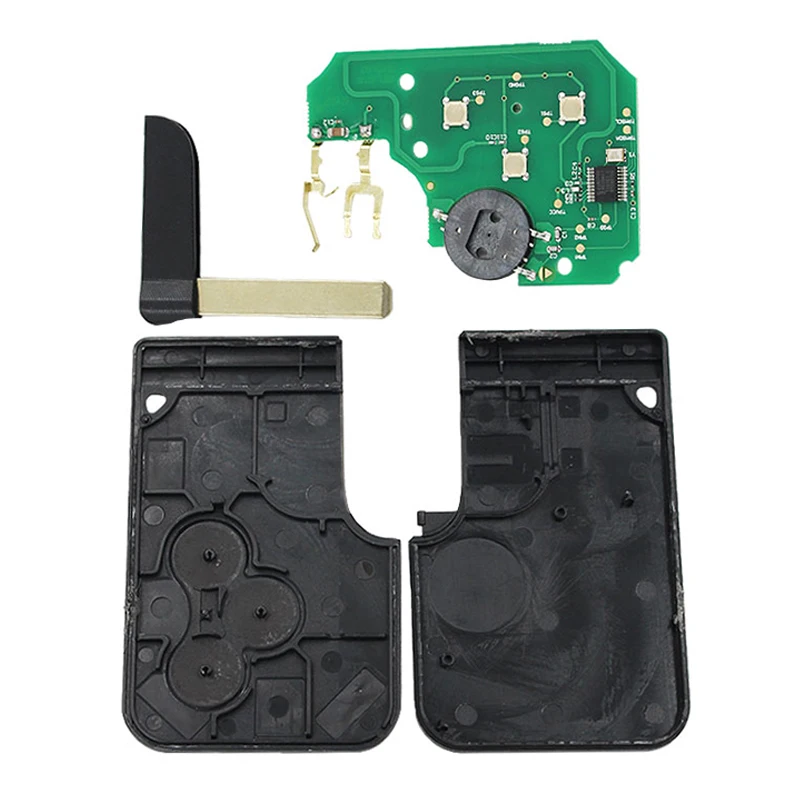 Запасной чип KEYECU 433 МГц ID46 умная карта с 3 кнопками для Renault Megane Scenic 2003-2008