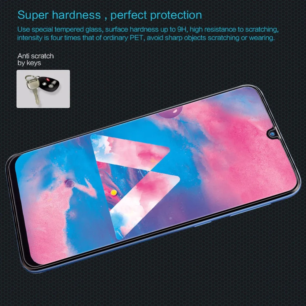 For Samsung Galaxy M30 Glass Nillkin 9H+ Pro 2.5D Tempered Screen Protector Ultra-thin for Nilkin | Мобильные телефоны и