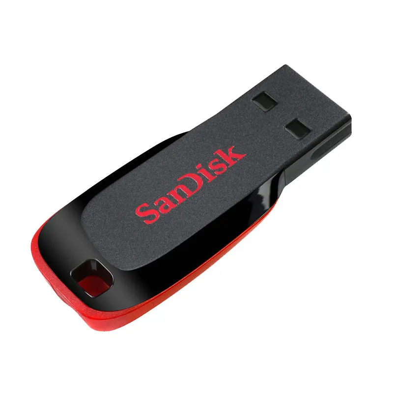Красный sandisk Usb флеш-накопитель 32 Гб 64 Гб мини-флеш-накопители 16 ГБ USB 2,0 карта памяти 8 Гб флэш-диск - Цвет: Красный