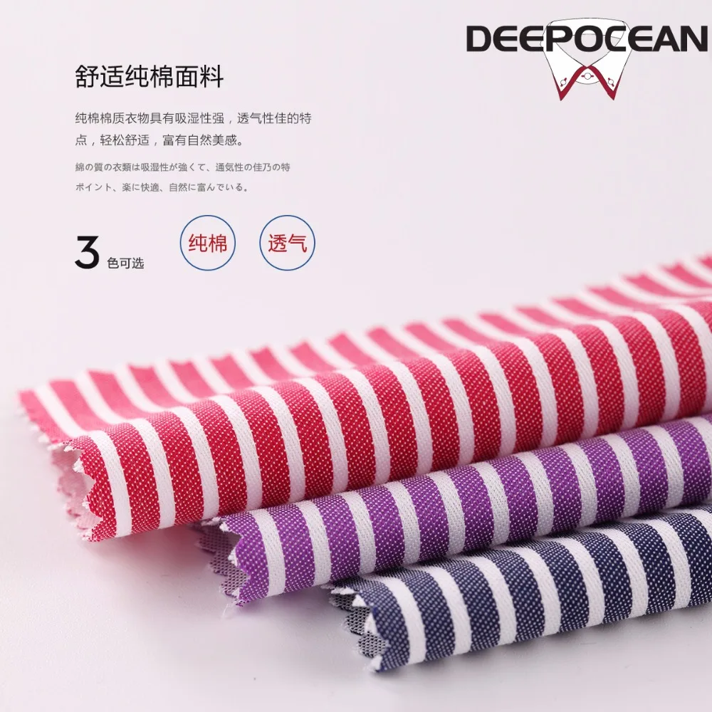 Deepocean Мужская рубашка с длинным рукавом Модная хлопковая мужская одежда размера