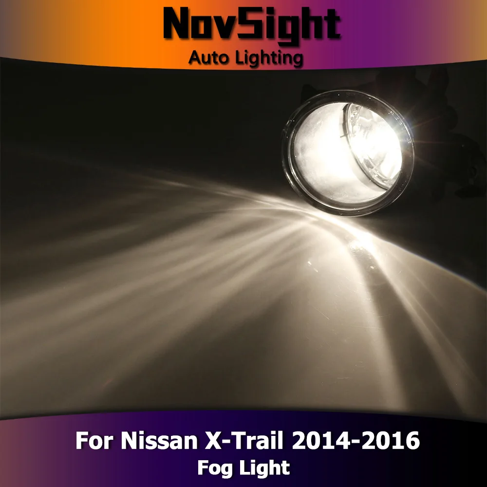 NOVSIGHT пара автомобильных противотуманных фар галогенные лампы для Nissan X Trail 2014