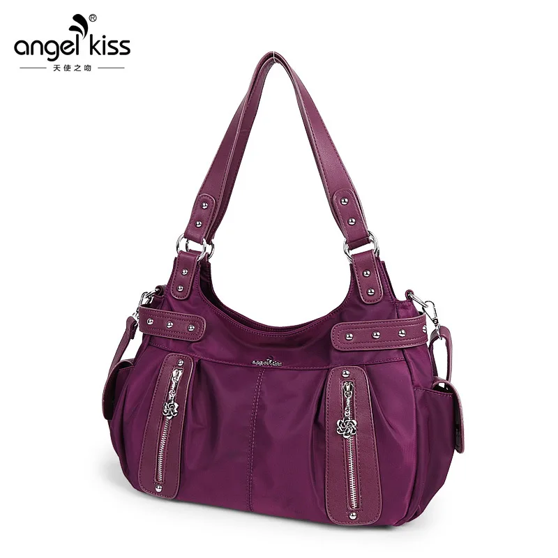 Сумки Angelkiss Design женский большой кошелек водонепроницаемая нейлоновая сумка хобо