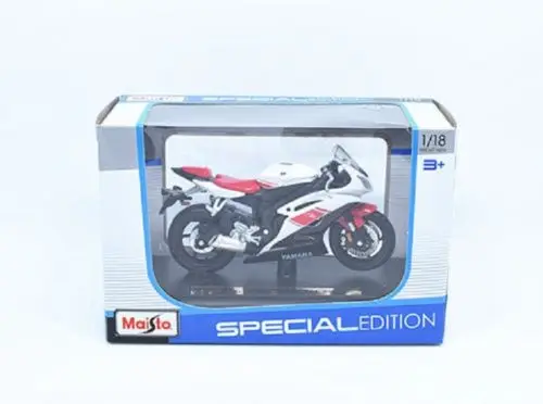 Модель мотоцикла Maisto 1:18 Yamaha YZF R6 литая игрушка в коробке| |