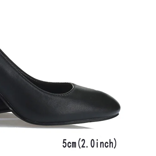 Black 5CM Размер 4 34 офис Retro обнаженный марочный Runway насосы высокие каблуки Каблук Европейская Круглый носок элегантный 33 Роскошная женская обувь для женщин китайская Весна осень Китай мода новая - Цвет: Black 5CM