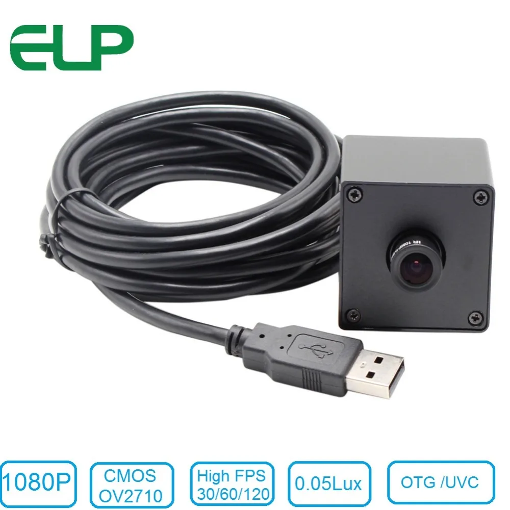 1080 P full hd 1/2. 7 CMOS OV2710 MJPEG 120fps @ 480 мини бокс 3.6 мм объектив промышленные usb камера Android
