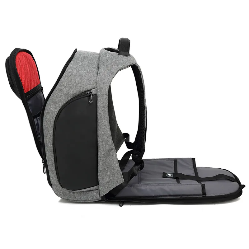 Рюкзак для ноутбука вместительный водонепроницаемый с usb зарядкой мужчин и