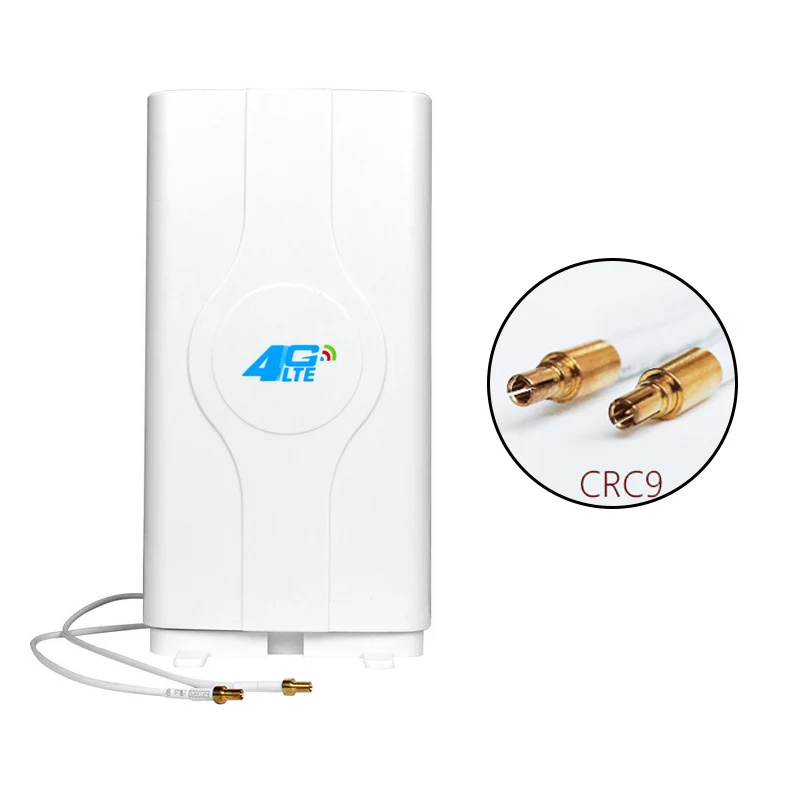 White 4G LTE разъем 4G Антенны Booster для huawei B310, B593, E5186, B315, E5172 и так далее - Цвет: White
