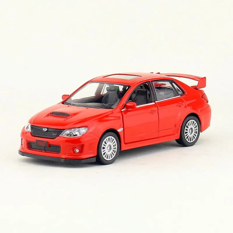 Имитация высокой изысканной игрушечной машины Diecast: RMZ city Стайлинг автомобиля Subaru