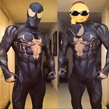 Venom Costumes Custom 3D Printed Symbiote Cosplay Costume Zentai Spidey Suit for Adults/Kids/Children