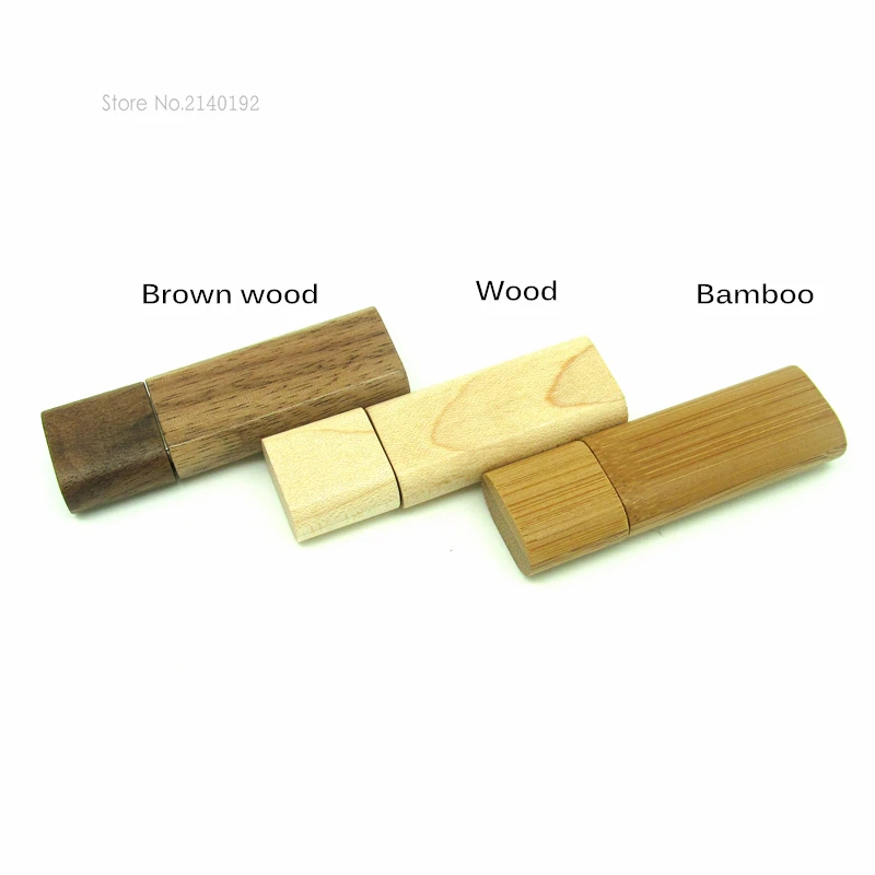 Бесплатная доставка Деревянный USB флеш накопитель бамбук Флеш магнитной дерево