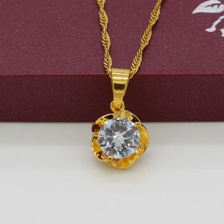 Ожерелье Adixyn с маленьким цветком для женщин романтическое Ювелирное Украшение