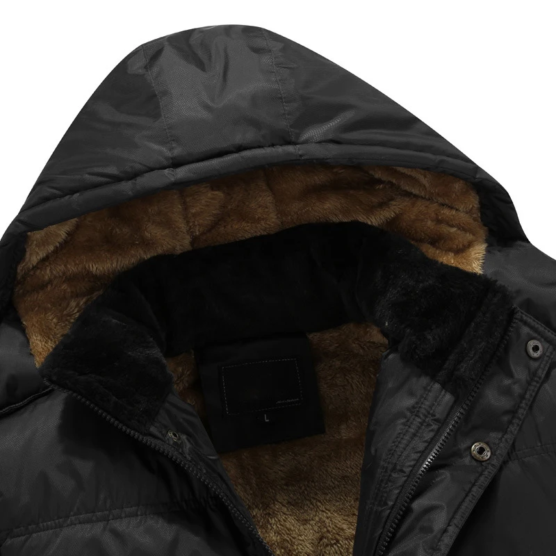 Мужская теплая зимняя куртка на флисовой подкладке с капюшоном|warm winter|warm winter jackets