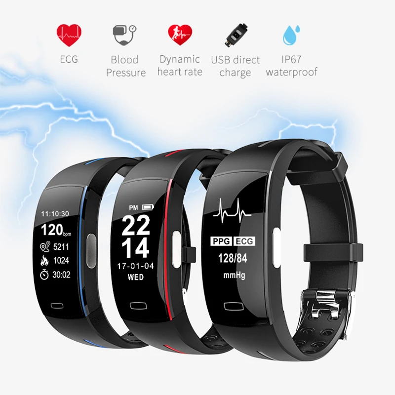 ITOR mi S Смарт Браслет Фитнес Sport Band ЭКГ Heart Rate трекер Водонепроницаемый шагомер Для