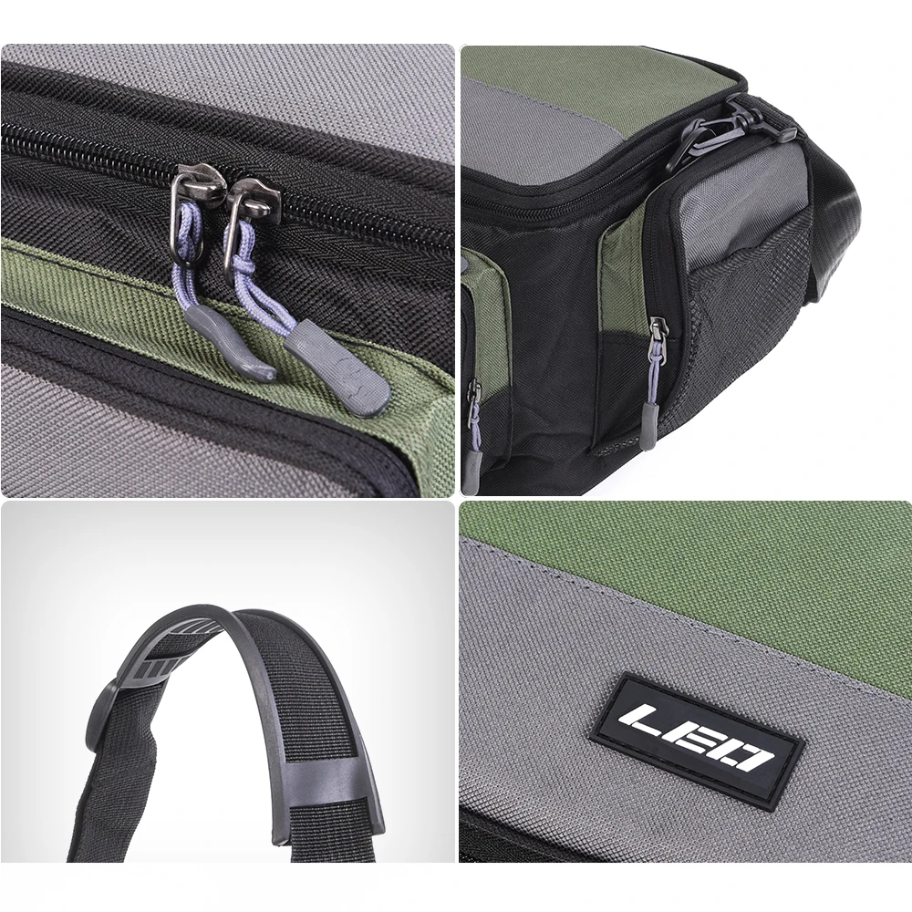 

LEO Multifunctional Outdoor Fishing Tackle Bag Pack oxford fabric Fishing Bag waterproof Fishing Reel Lure Storage Shoulder