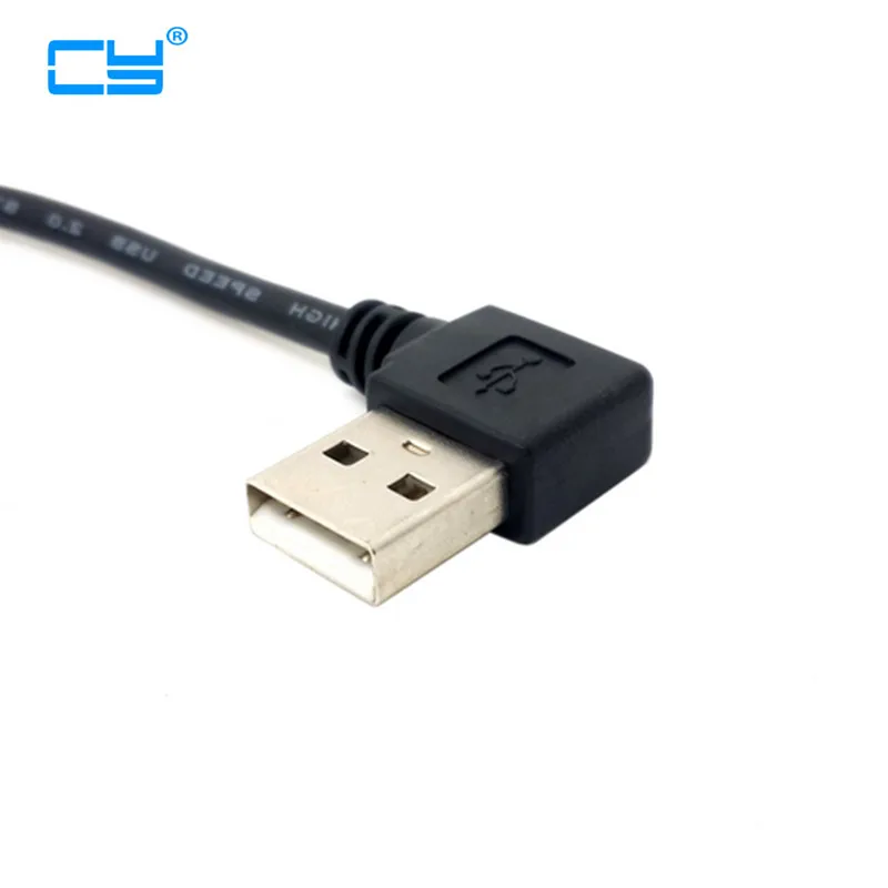 Кабель для сканера принтера под прямым углом 90 градусов USB 2 0 A папа B 50 см|angle usb|right
