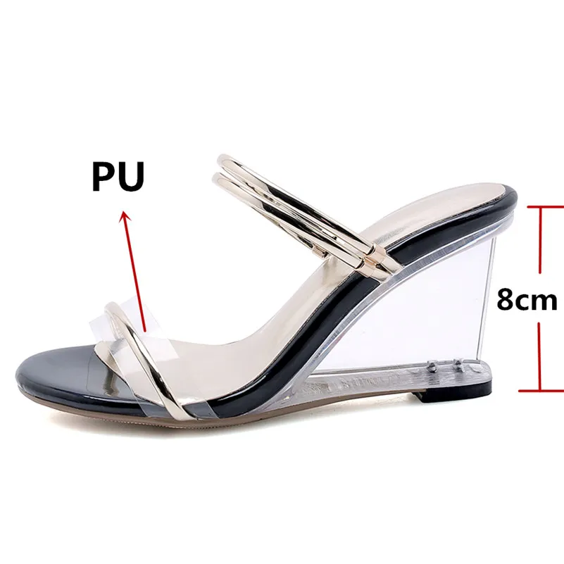 Женские туфли на танкетке FEDONAS летние из искусственной кожи с закругленным