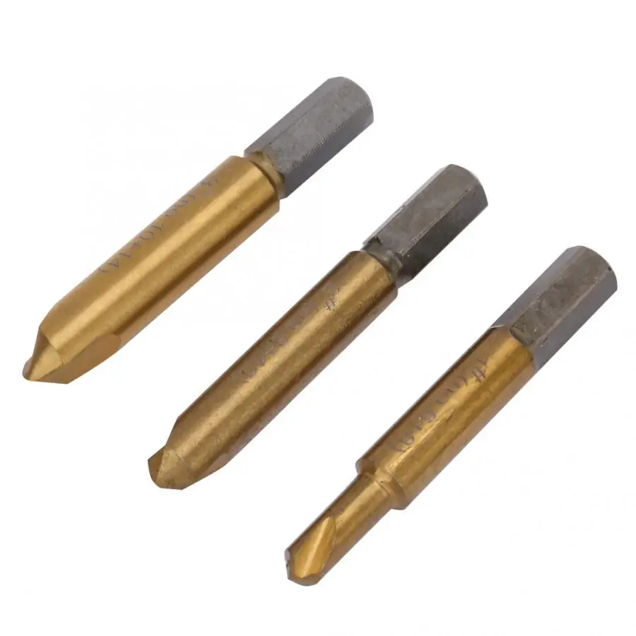 3 шт. Высокоскоростная сталь сломанный винт для удаления бит болт экстрактор