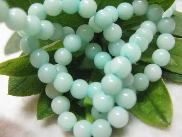 

6mm Colorfast Loose Gem stone Loose Beads-Blue+200+Beads/ 3 Strands+ DIY Jewelry Necklace Bracelet Earrings Accessories B8