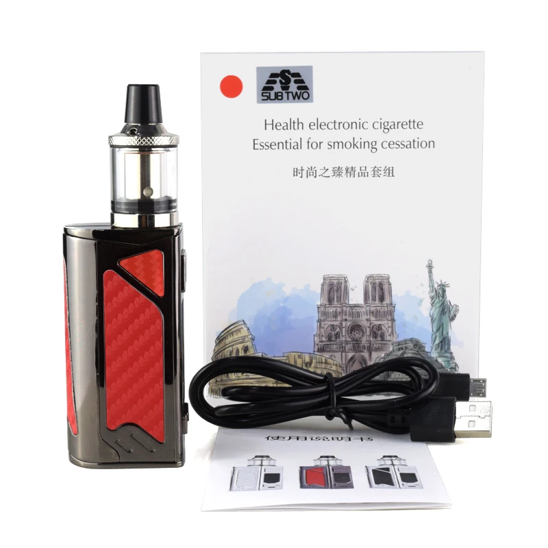 2шт HT 100W коробка мод bulit in 2200mah Батарея с 3 5 m атомайзер светодиодный экран вейп