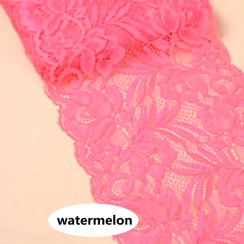 watermelon HL 1 ярд 15 см ширина эластичное кружево аксессуары для одежды свадебное нижнее белье швейные принадлежности DIY Одежда Ткань - Цвет: watermelon
