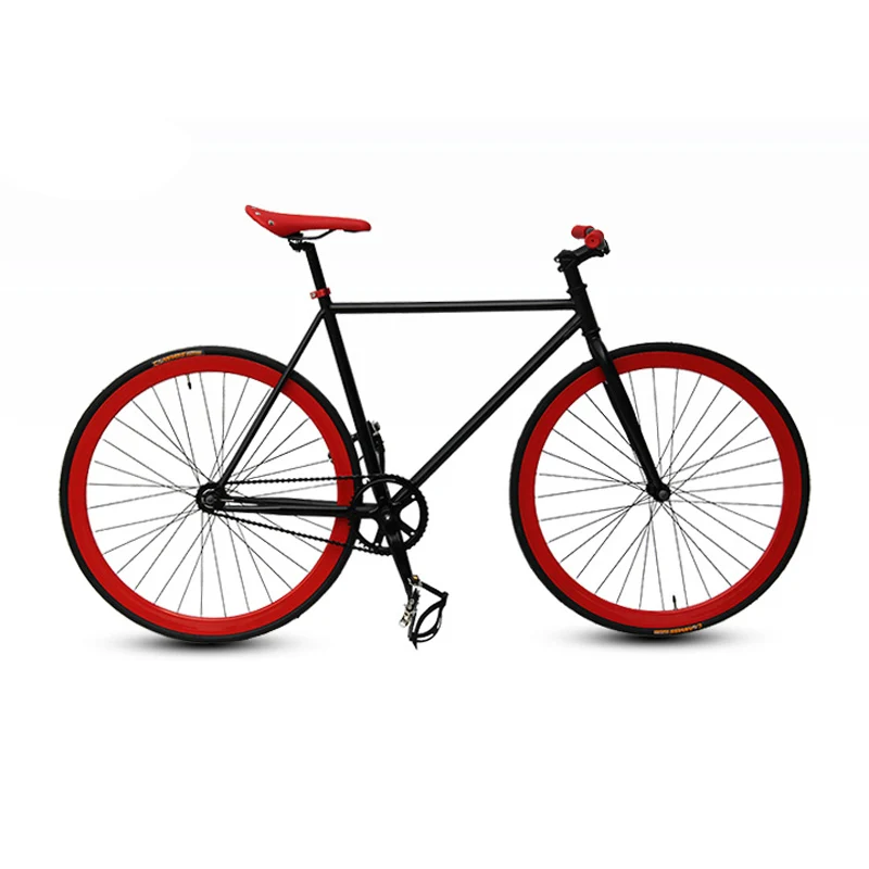 Fixie велосипедная неподвижная передача велосипед 700C спортивный велосипед 30 мм обод 52 см 48 см рама шоссейный велосипед с передним V тормозом