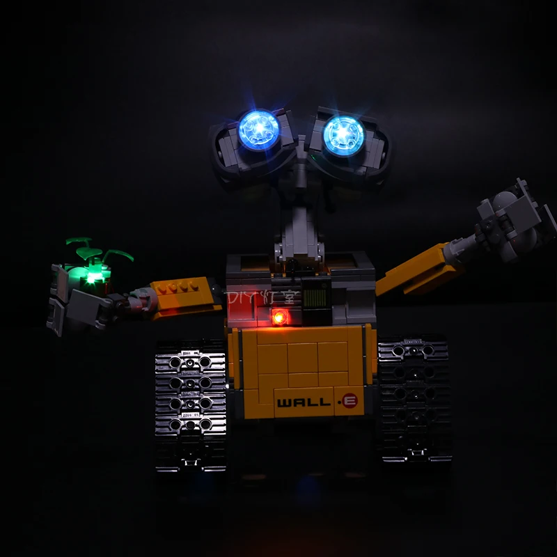 Светодиодный светильник для Lego 21303 совместимый с 16003 робот стена E Eyes мигающий