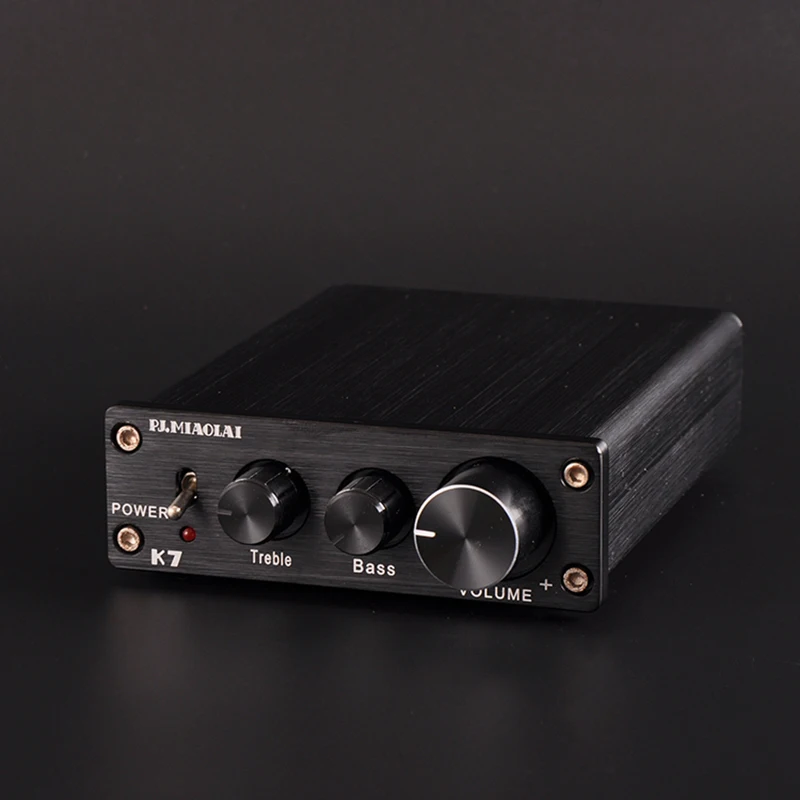 PJ. MIAOLAI K7 HiFi 2,0 цифровой усилитель мощности для компьютерных наушников Высококачественный Многофункциональный и простой в эксплуатации