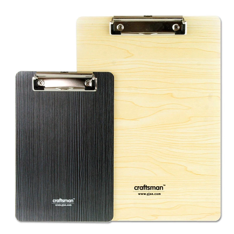 12 Styles Wooden Desk File Writing Mat Sketch Pads Clip Drawing Board Binder Folder for Papers Clipboard A4 School Office | Канцтовары