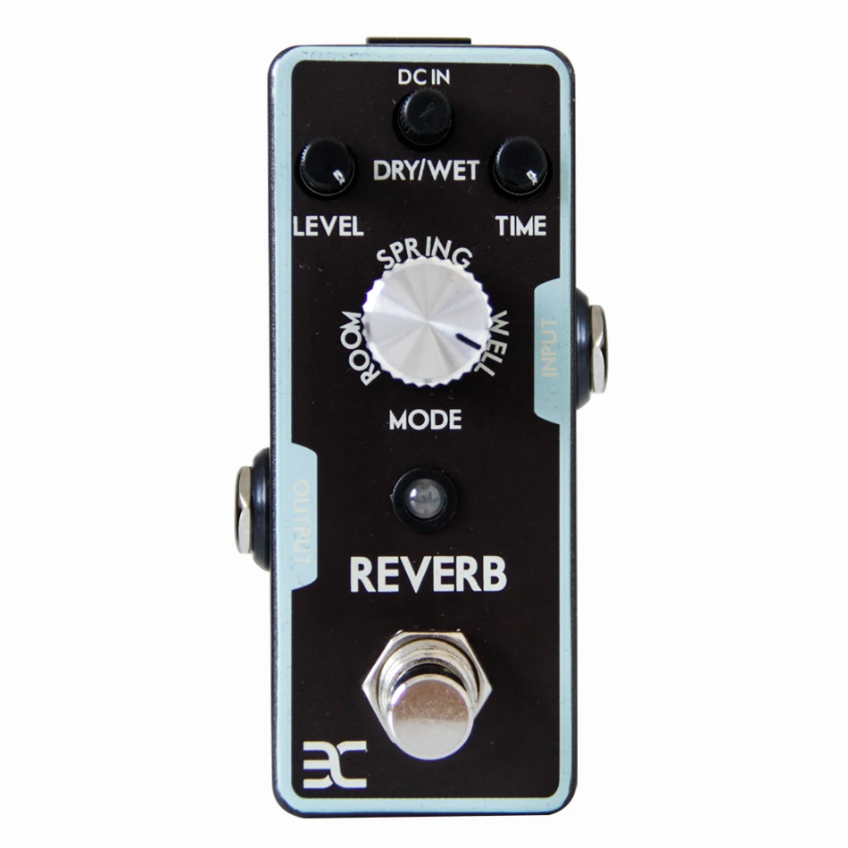 Мини педаль ENO REVERB для гитары с эффектами полностью металлический корпус любые