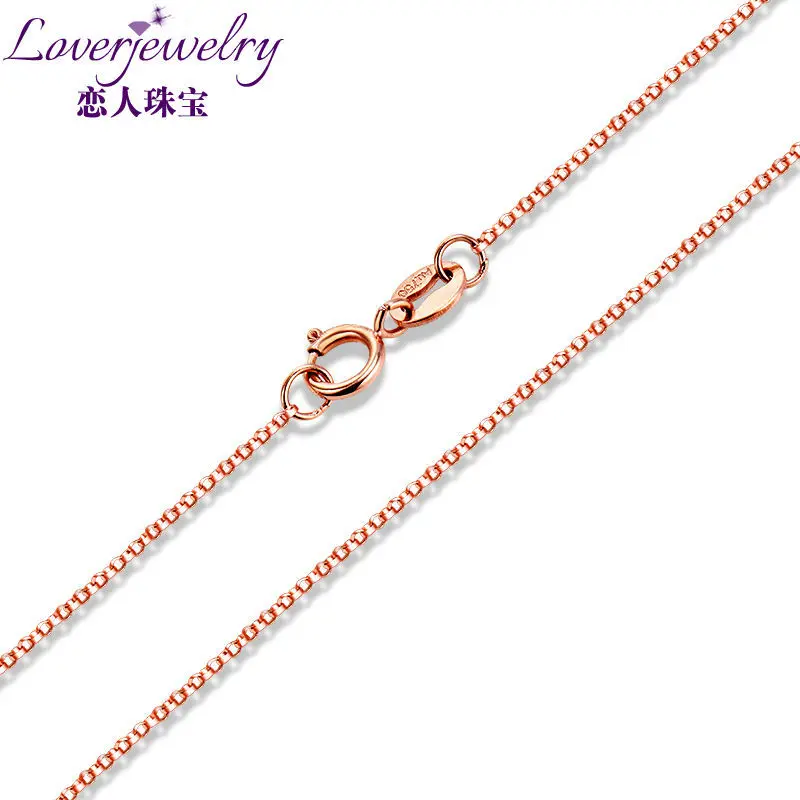 Цепочка из розового золота 18 К/750 пробы около 45 см|necklace necklace|necklace in boxnecklace elegant |