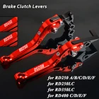 Складные Выдвижные рычаги тормозной муфты для мотоциклов Yamaha RD250 ABCDEF RD250LC RD350LC RD400 CDEF RD 250 350 400 LC