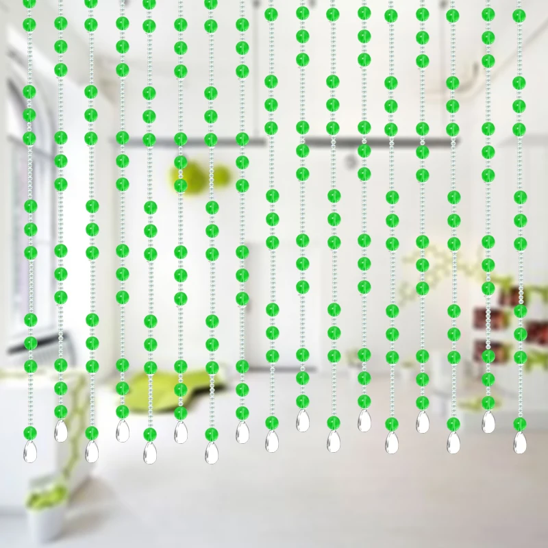 

10 m/lot glass bead curtain Full wear not entanglement home decoration Windows porch partition door curtain crystal curtain