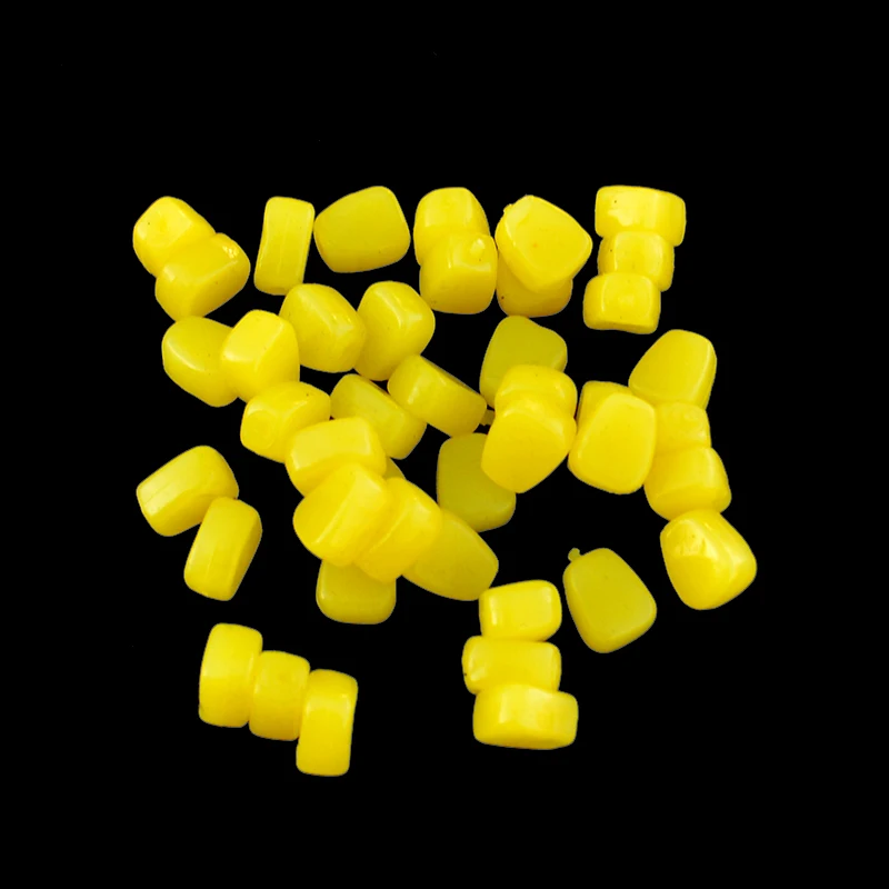 Искусственная приманка для ловли карпа Pop Up Corn 100 шт./лот Желтая Мягкая плавающая