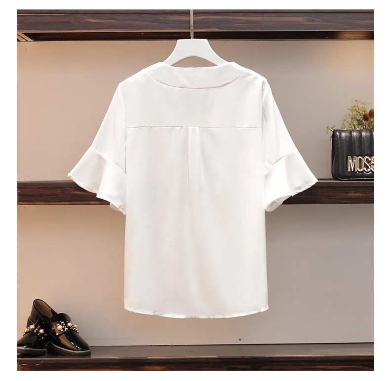 ICHOIX summer pants sets 3xl 4xl 2 piece set women elegant OL wide leg pants Casual bow 2 piece outfits plus size clothing