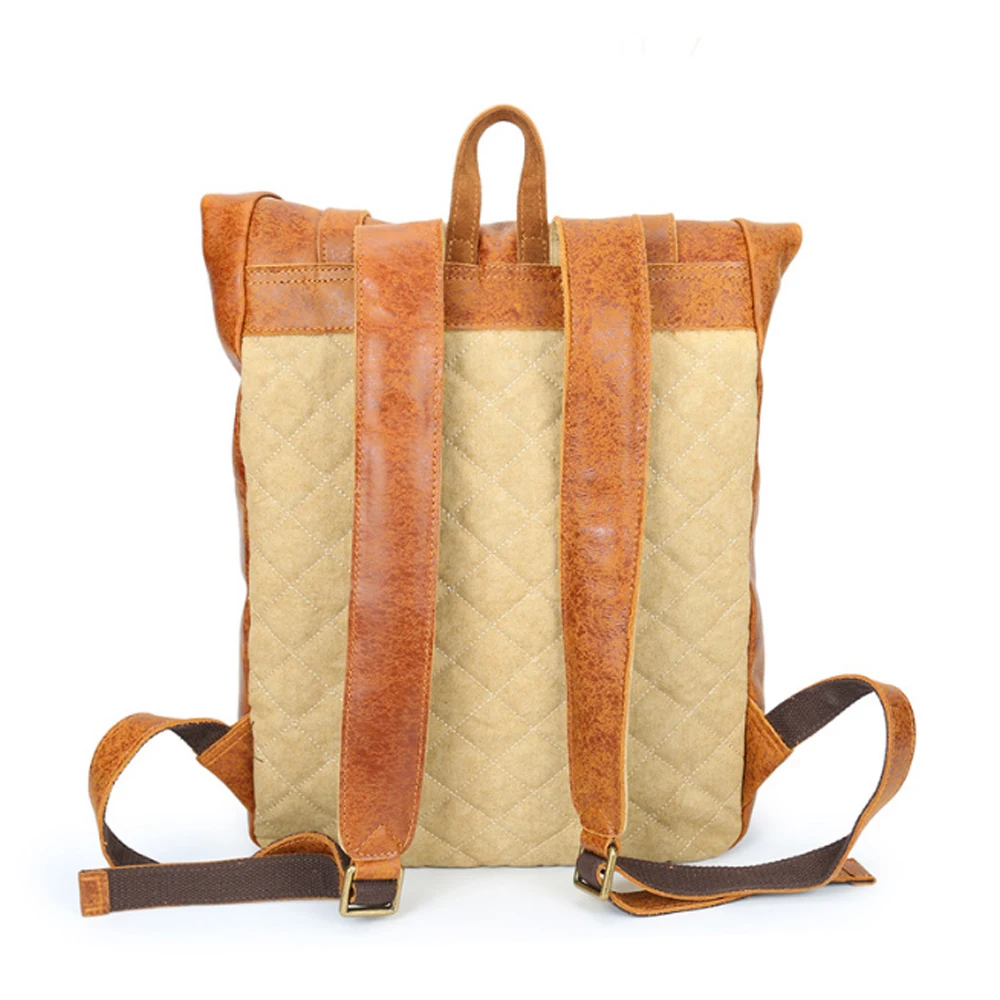 Модный женский многофункциональный рюкзак из натуральной кожи в стиле ретро