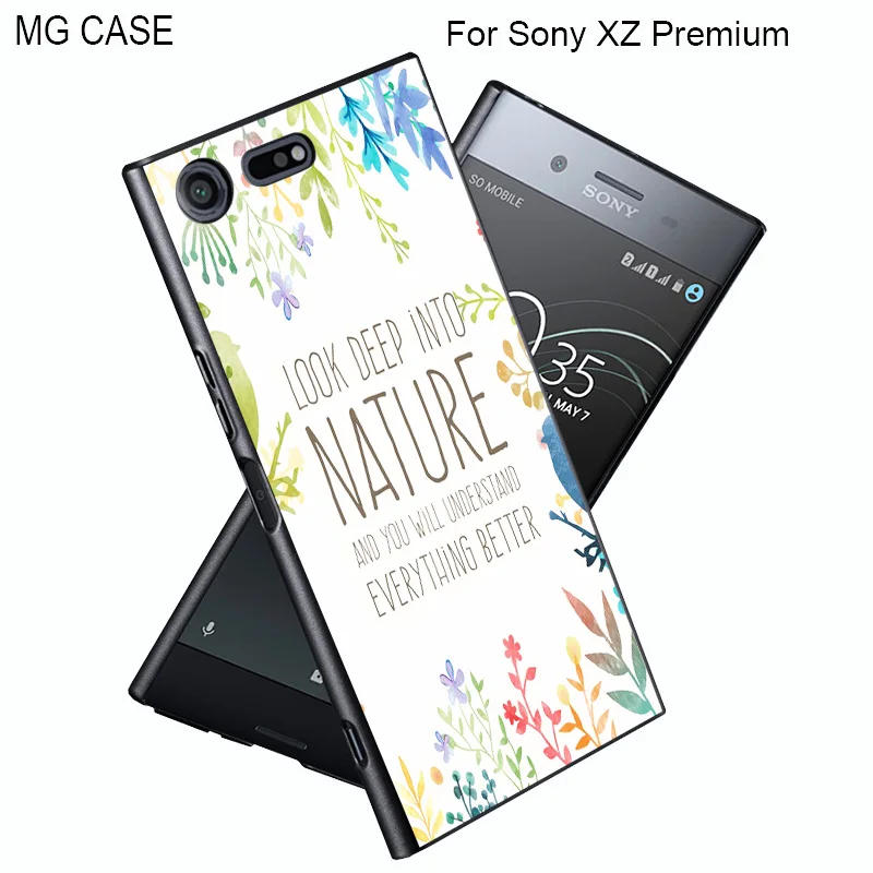 Для sony XZ Премиум Xperia X XA Z5 Z5Premium чехол Мода цветок лаванды Лето листьев Coque для