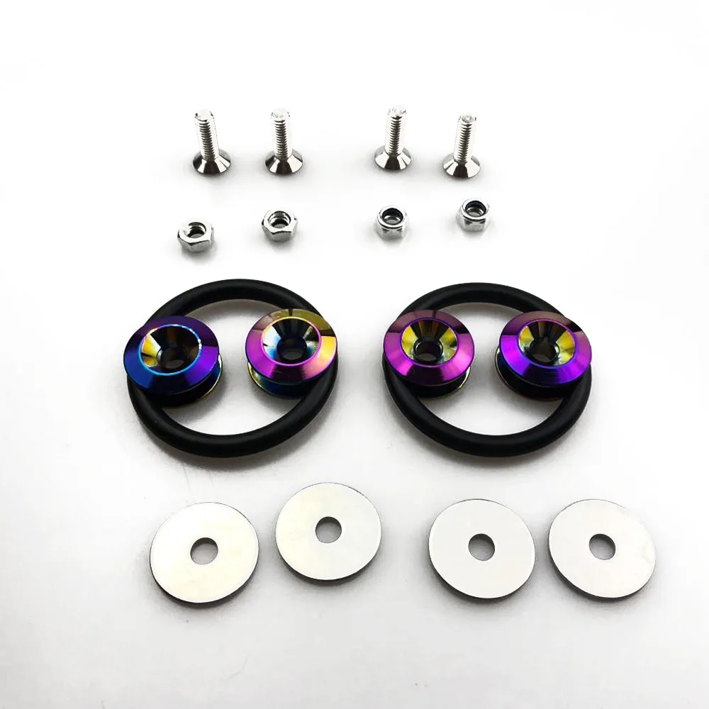 JDM стиль алюминиевый бампер быстроразъемный крепеж крыло шайбы для Honda Civic Integra RSX