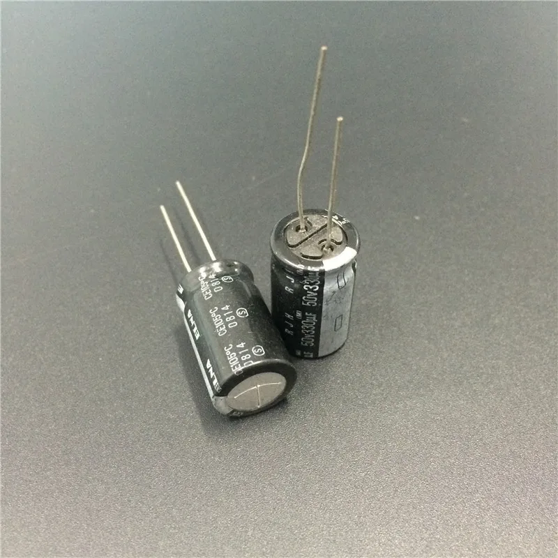 10 шт. 330 мкФ 50 в ELNA RJH серия 12 5x20 мм Супер Низкое сопротивление 50V330uF аудио класс