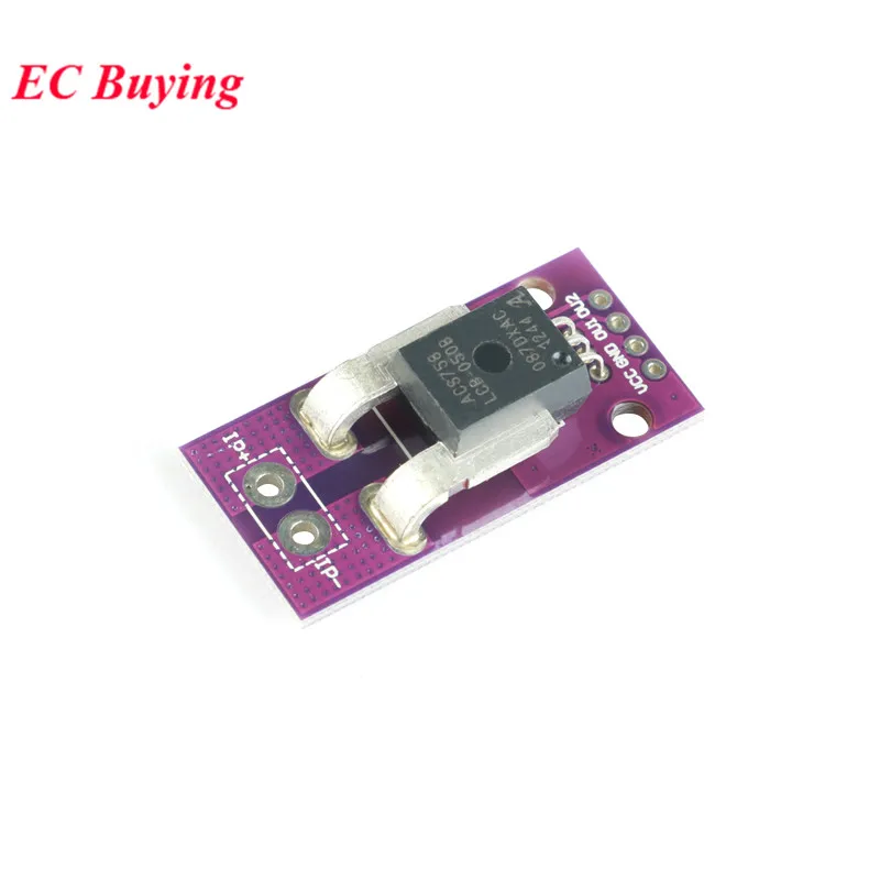 ACS758LCB 050B PFF T линейный датчик тока модуль датчика Холла CJMCU 758 от 3 В до 5 0 одиночный