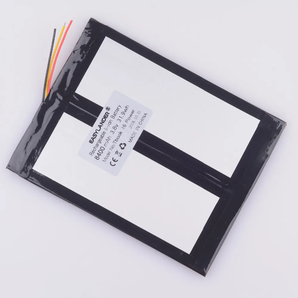 Аккумулятор для TECLAST Tbook 16 power Battery Tablet PC 3 8 V 8400mAh литий-полимерный перезаряжаемый