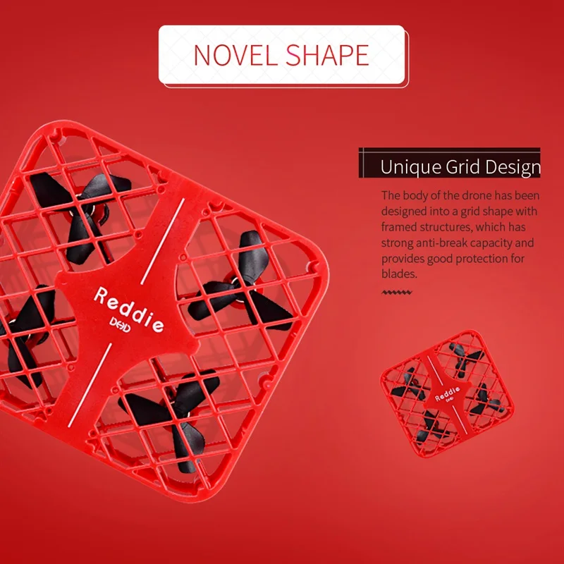 Мини Дрон ударопрочный Квадрокоптер Радиоуправляемый вертолет нано летающие