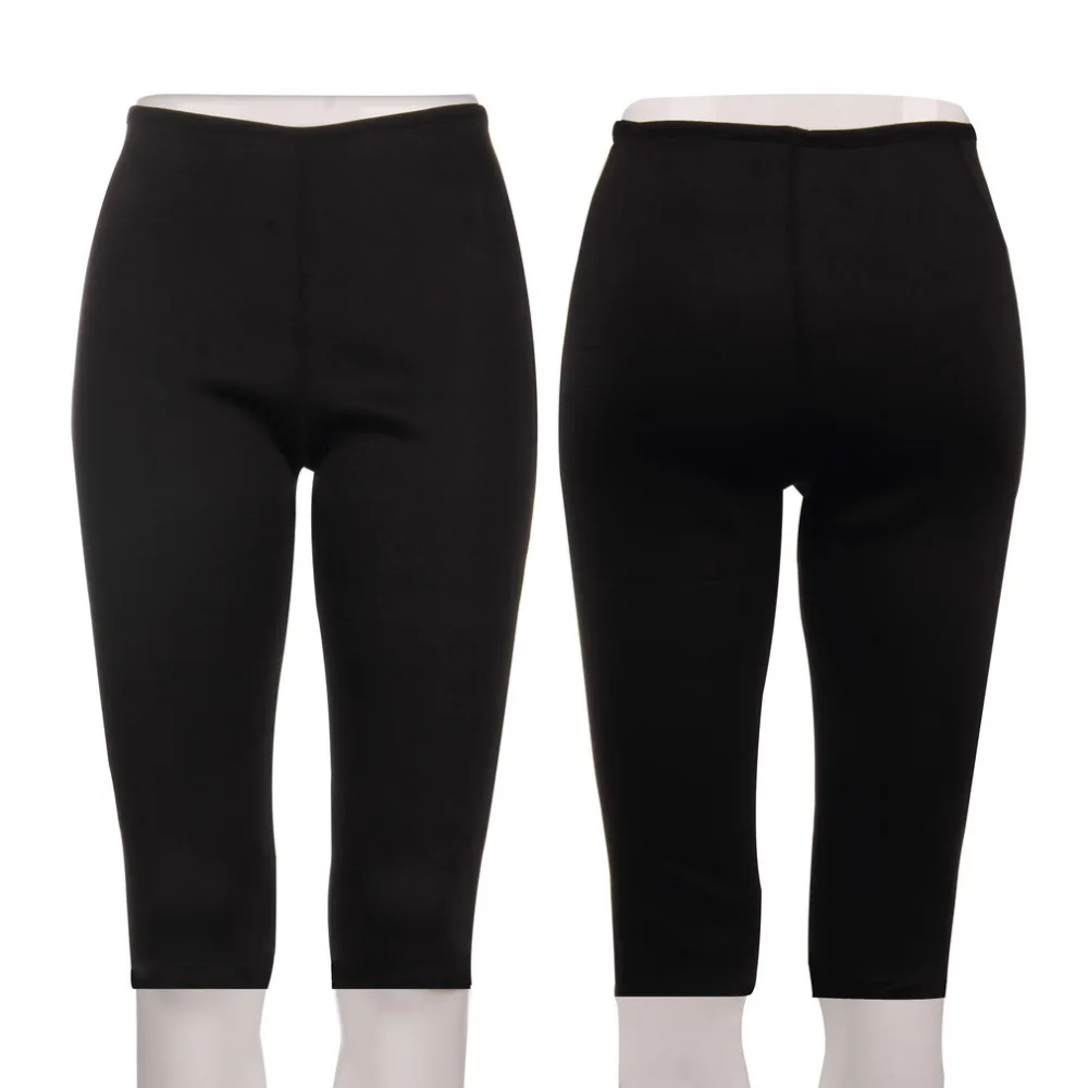 Утягивающие утягивающие штаны из неопрена черные облегающие шорты для занятий