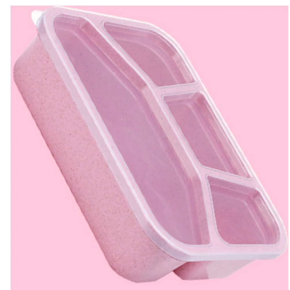B4 Bento Ланч-бокс для взрослых и детей, 4 отделения, контейнеры для хранения еды для путешествий - Цвет: B4