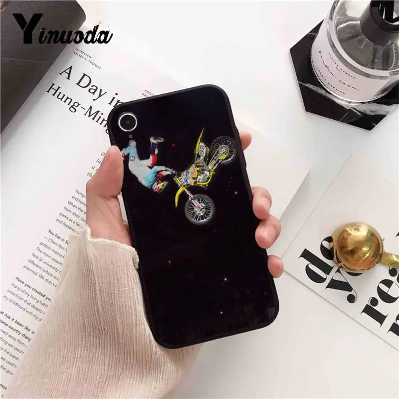 Yinuoda Moto Cross спортивный милый чехол для телефона iPhone 8 7 6 6S 6Plus 5 5S SE XR X XS MAX Shell 11 pro max |