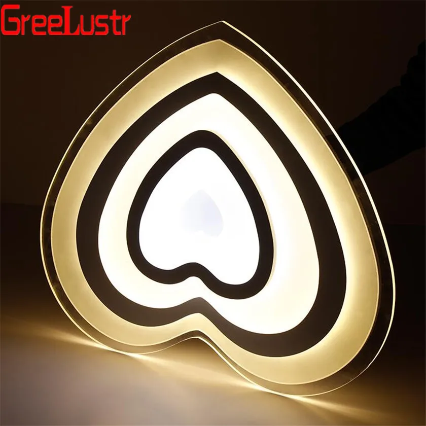 Современные светодиодные акриловые потолочные светильники с дистанционным